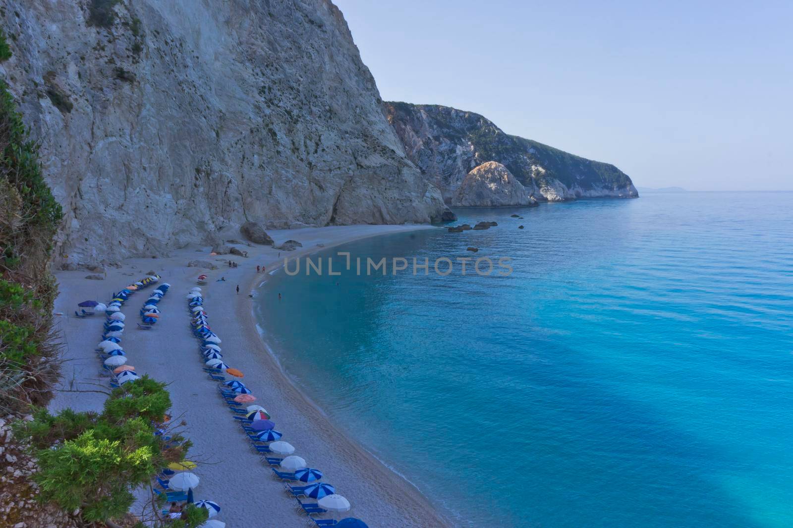 Lefkada Island, Porto Katsiki Beach view, Greece