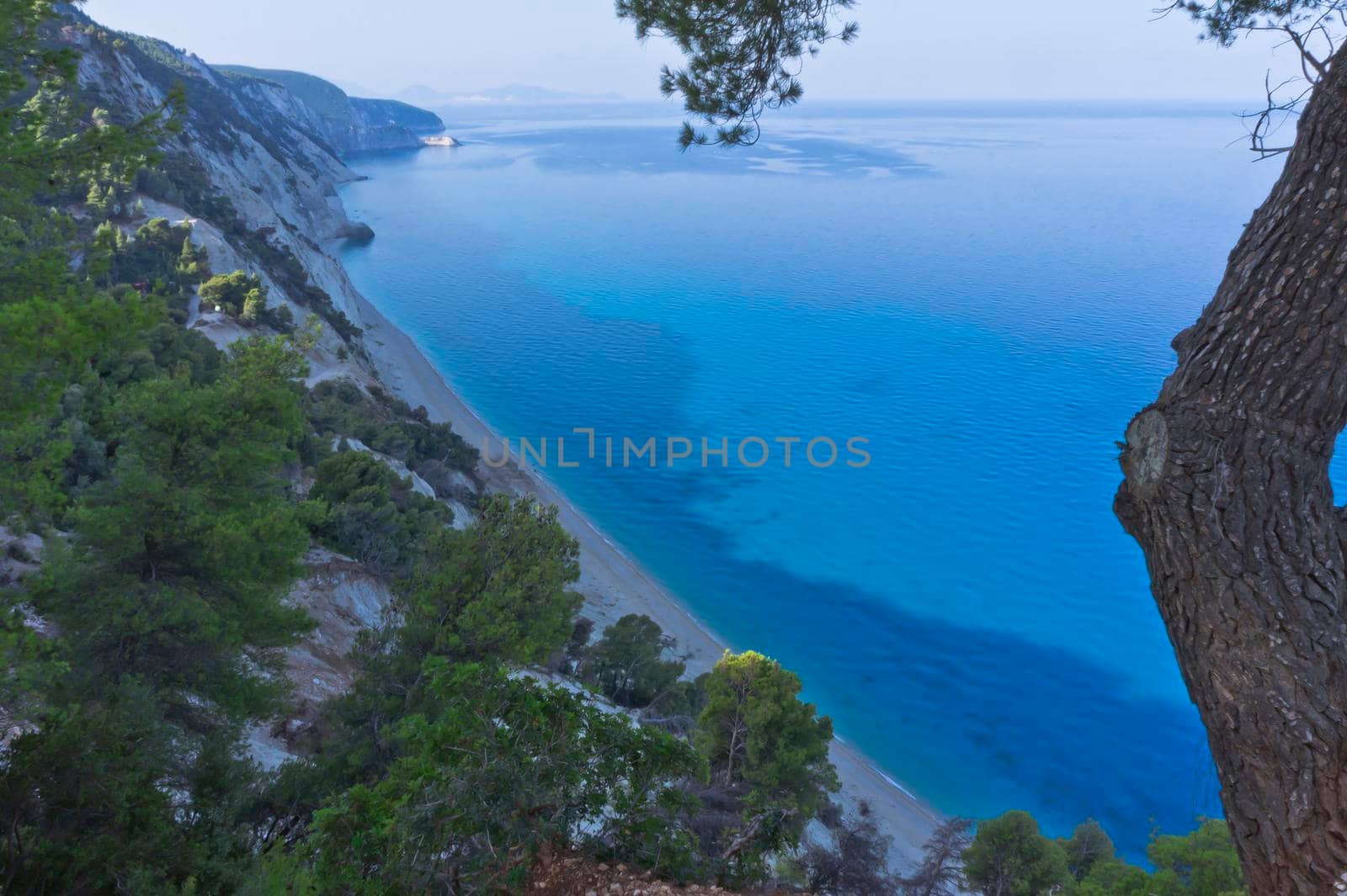 Lefkada Island, Egremni Beach view, Greece