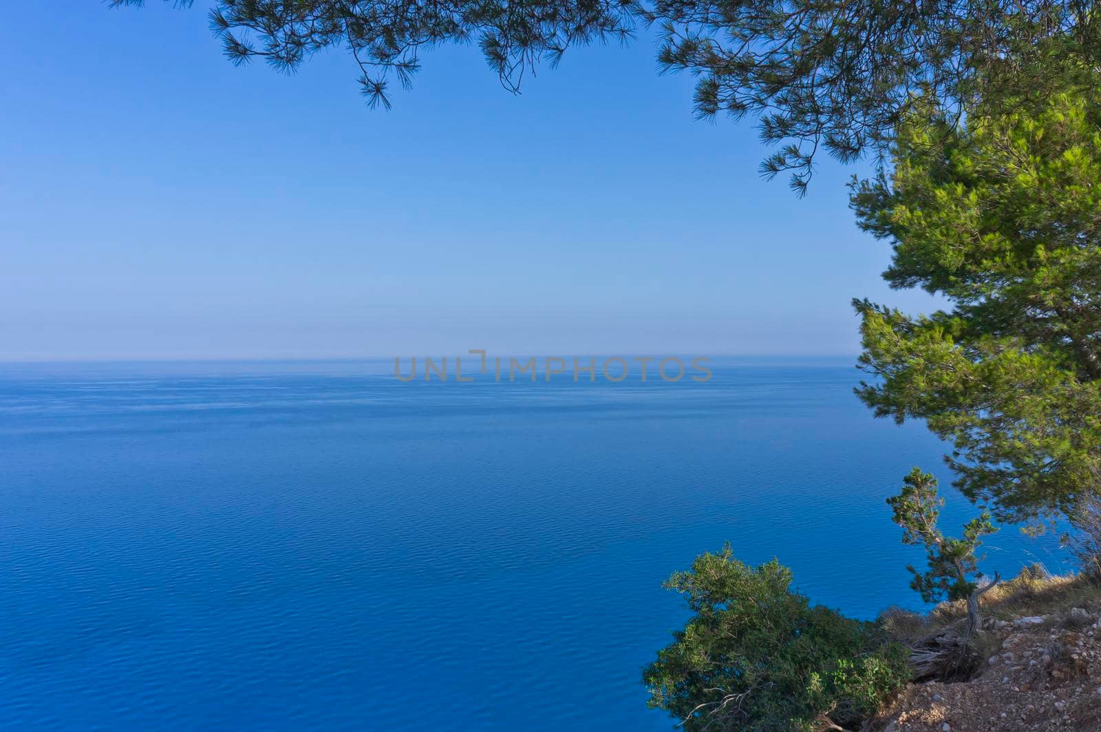 Lefkada Island, Egremni Beach view, Greece by giannakisphoto