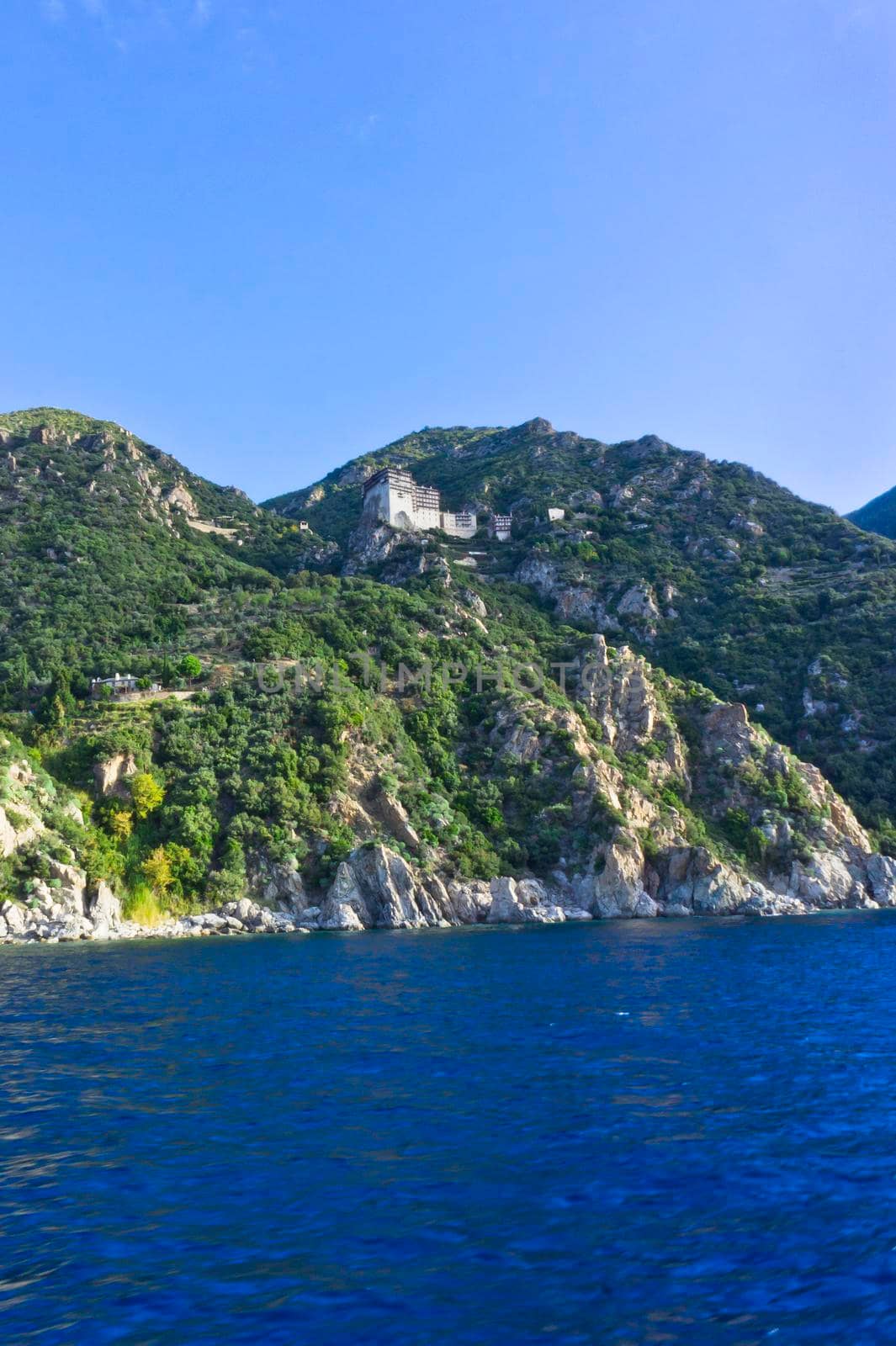 Mount Athos, Simonos Petra, Eastern Orthodox Monastery, Greece, Europe  by giannakisphoto