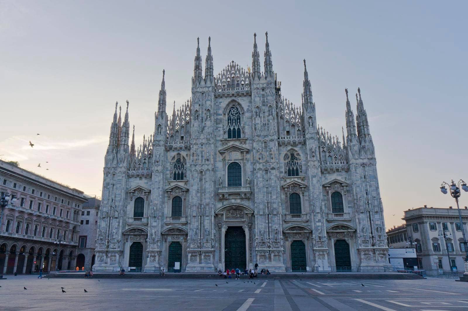 Milano, Old city street view, Italy, Europe