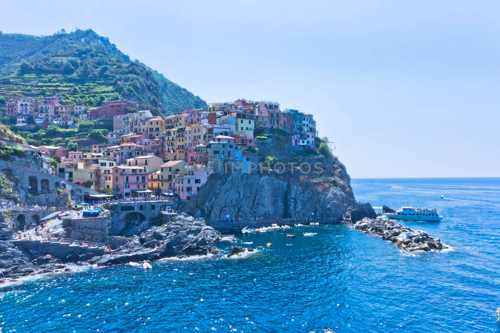 Manarola Cinque Terre, Old city view, Italy, Europe