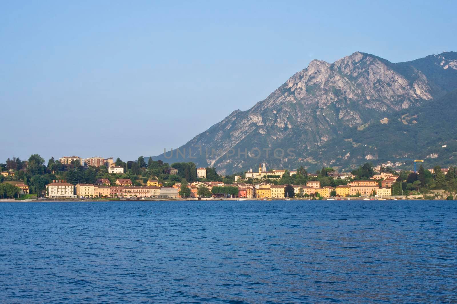 Lecco, Old city view from the lake, Italy, Europe