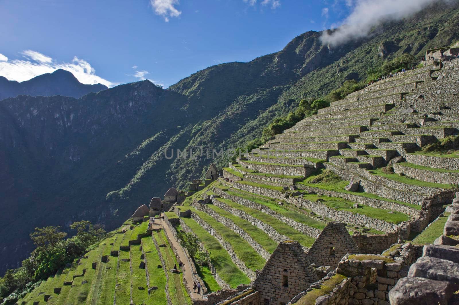 Machu Picchu on a sunny day, Peru, South America