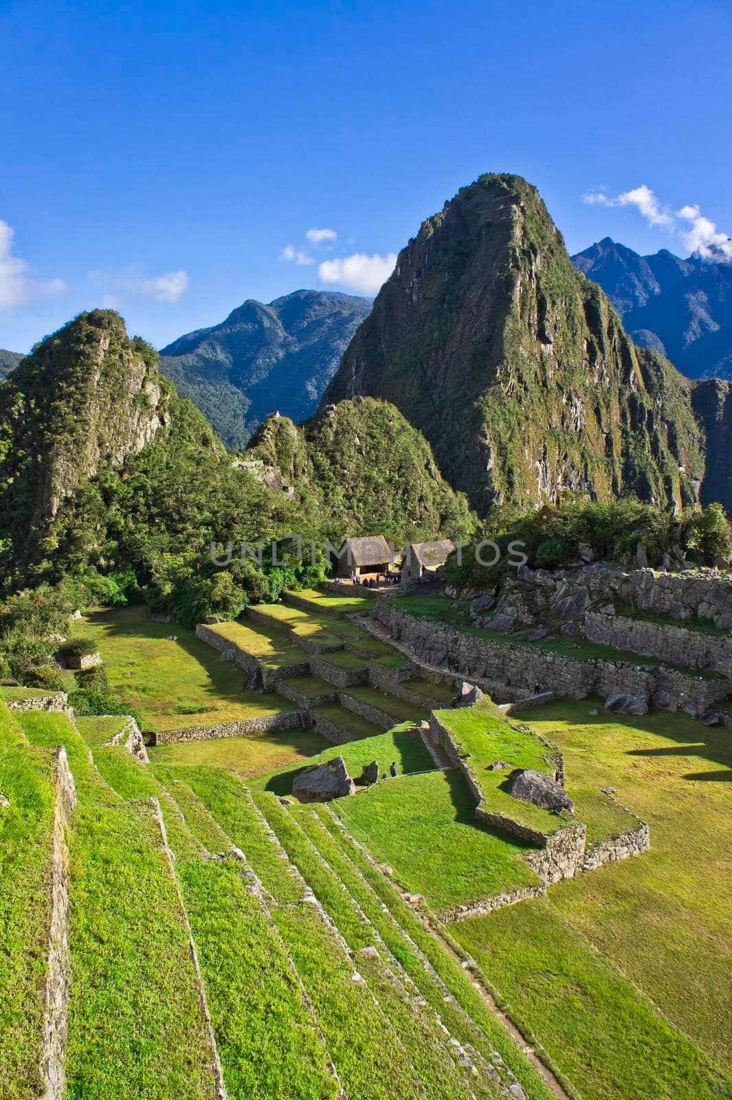 Machu Picchu on a sunny day, Peru, South America