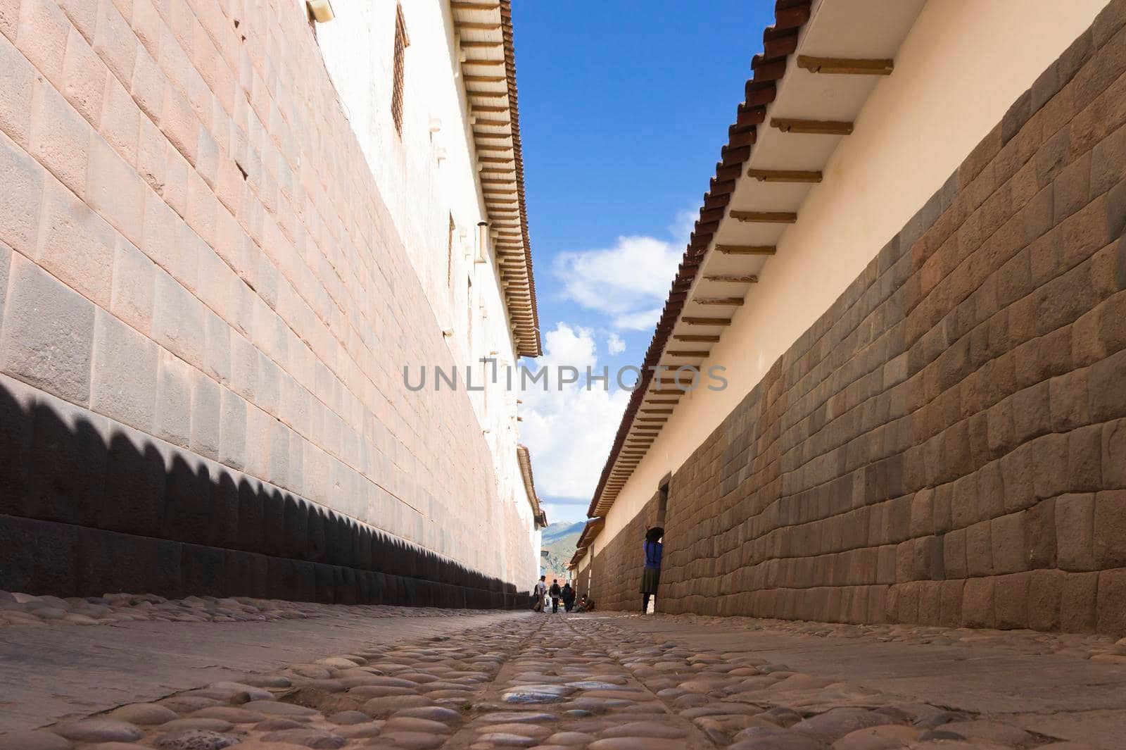 Cuzco, Old city street view, Peru, South America