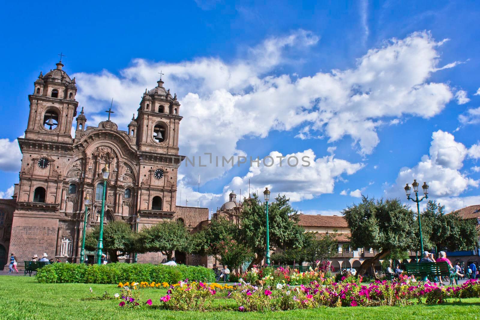 Cuzco, Plaza de Armas, Old city street view, Peru, South America