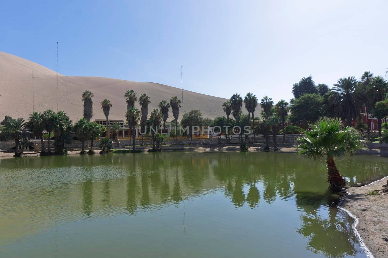 Huacachina oasis, Ica, Peru, South America