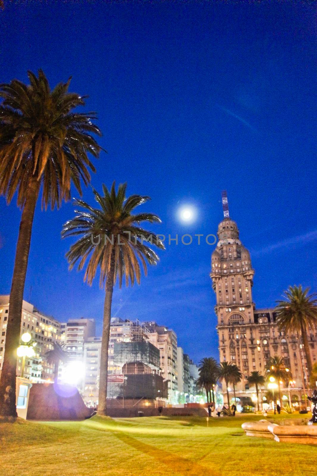 Montevideo, Plaza Indepencia, Old city street view, Uruguay, South America by giannakisphoto