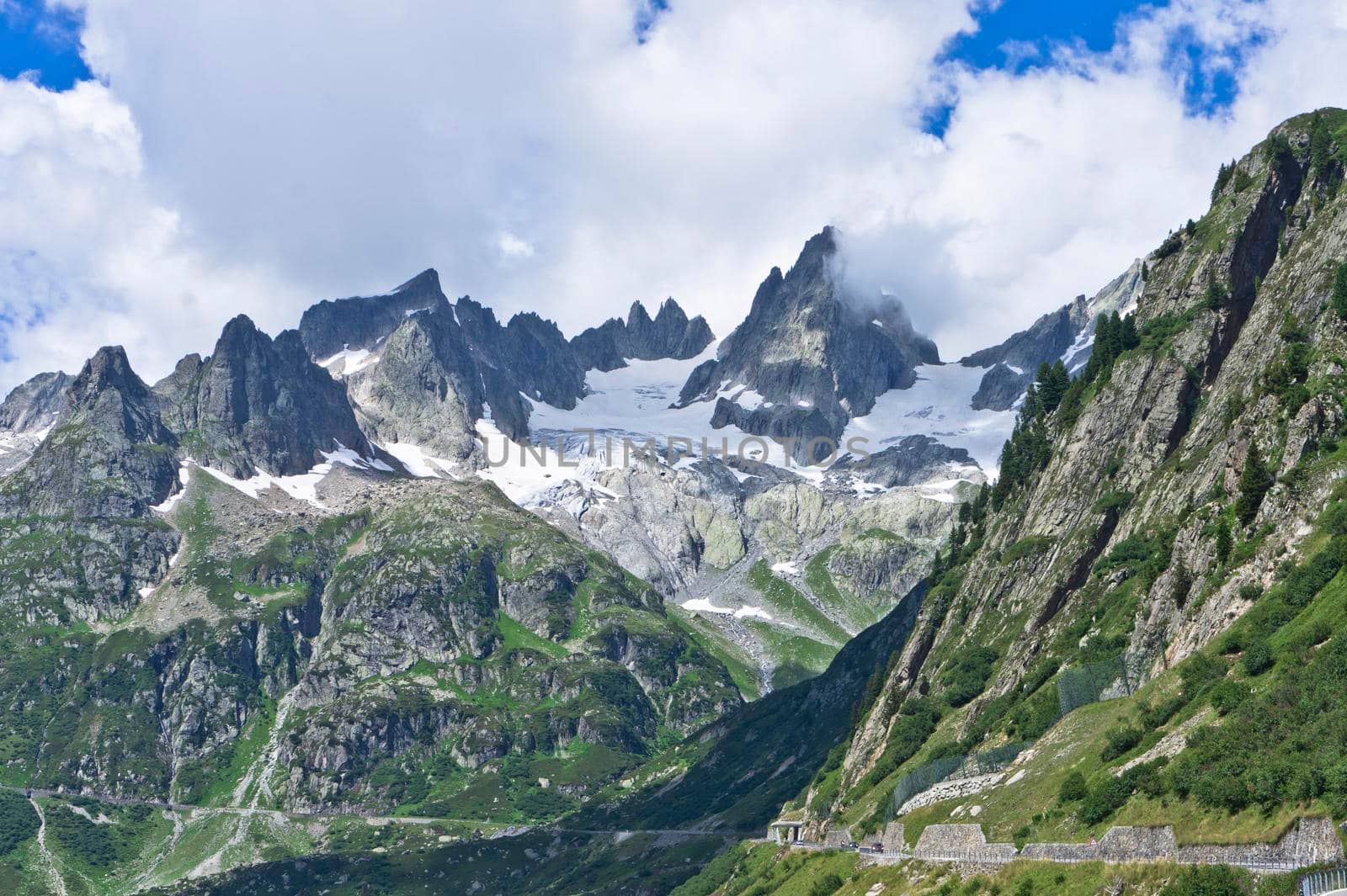 Susten Pass, Road Through Alps, Switzerland, Europe by giannakisphoto