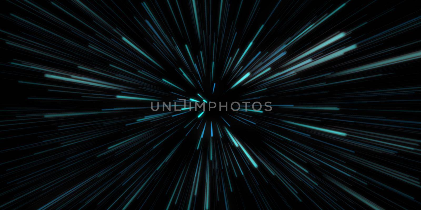 Hyper Space in Blue by kentoh