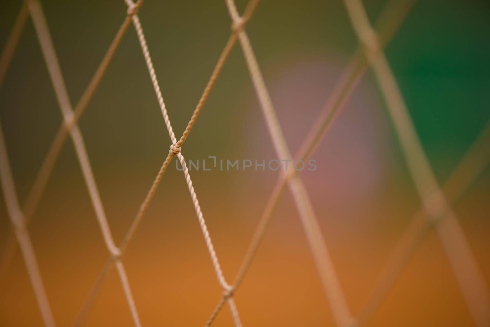 Tennis net and court,selected focus. Background.