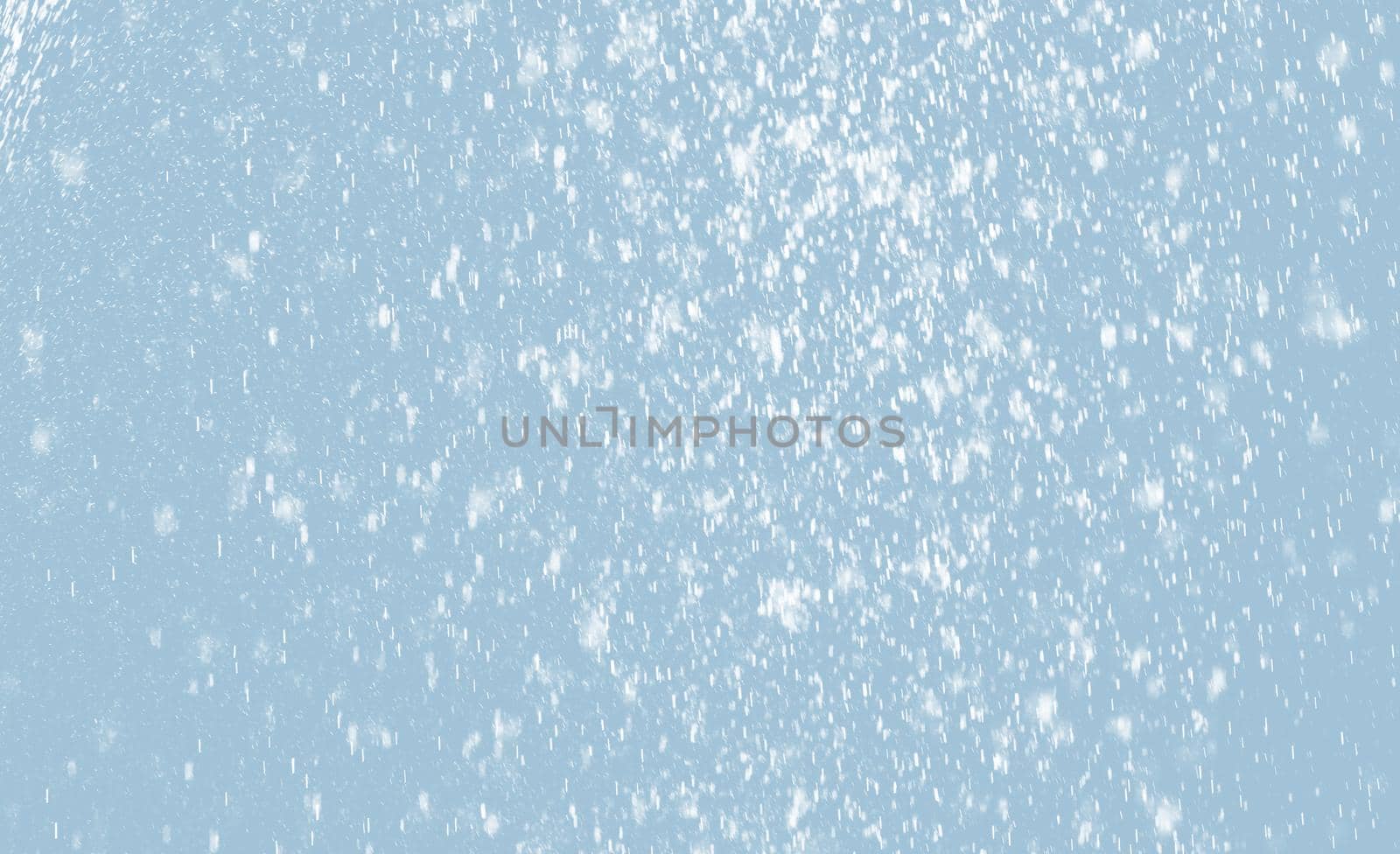 Abstract background of raindrops in light blue tonality