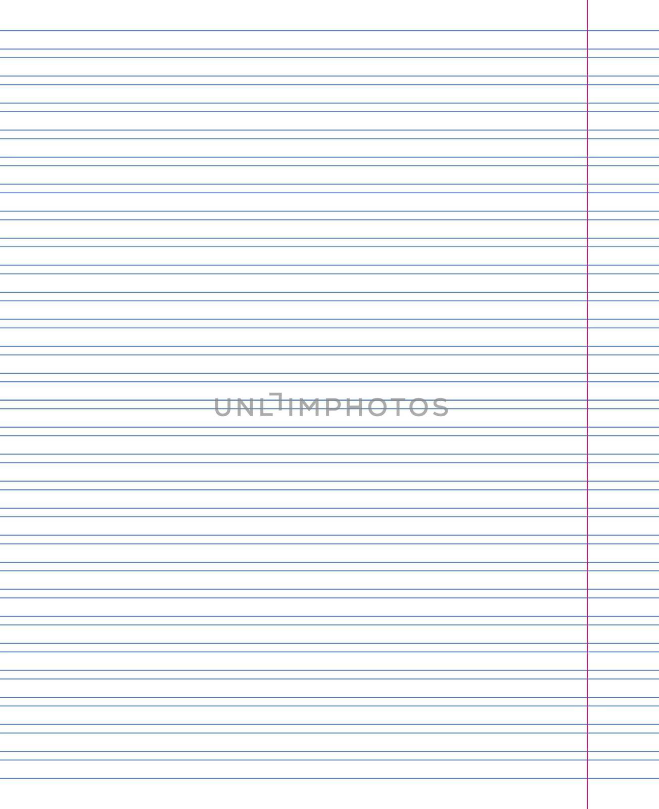 Grid paper. Abstract striped background with color horizontal lines. Geometric pattern for school, wallpaper, textures, notebook. Lined paper blank isolated on transparent background.