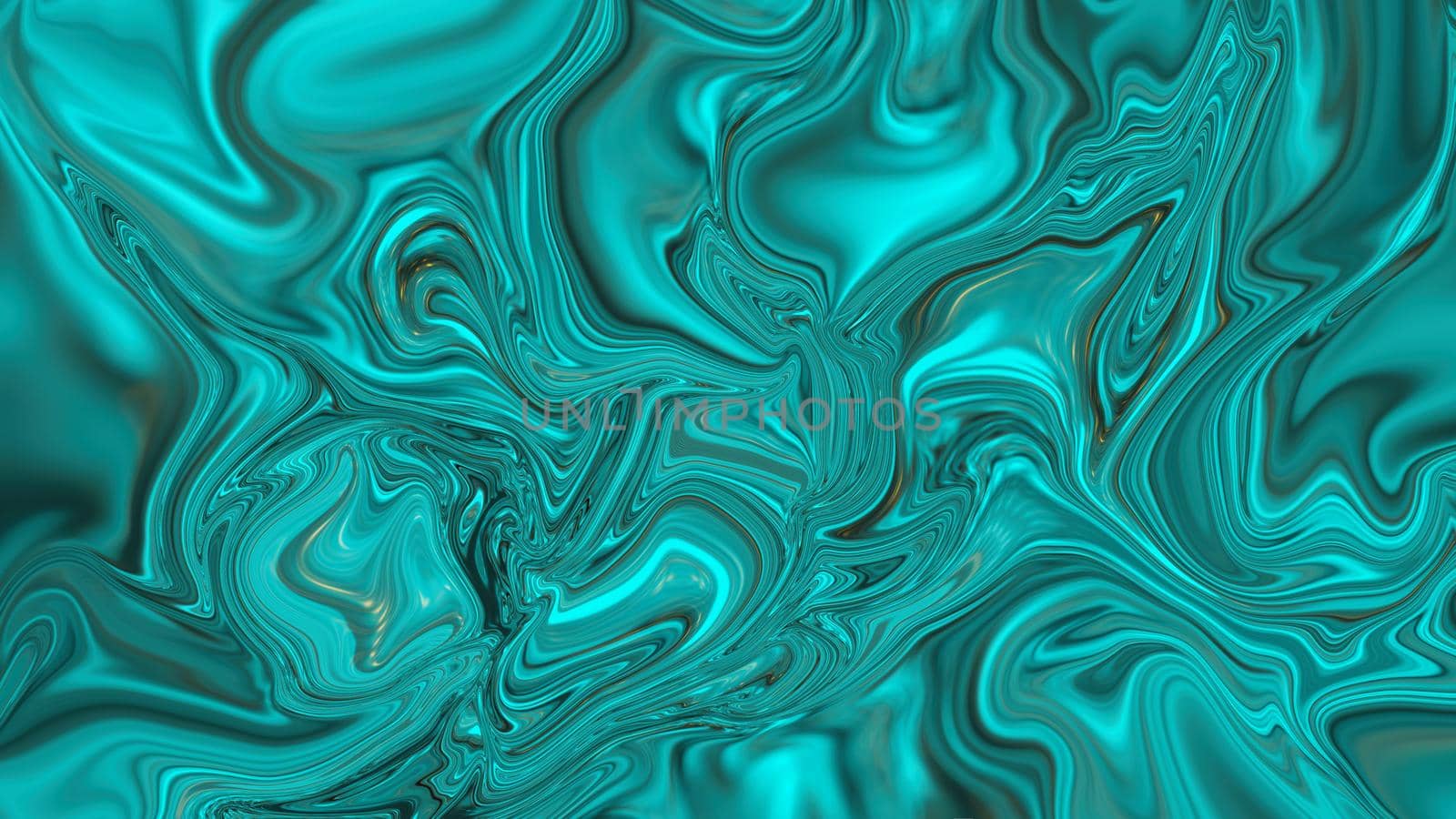 Abstract green neon fantasy background.