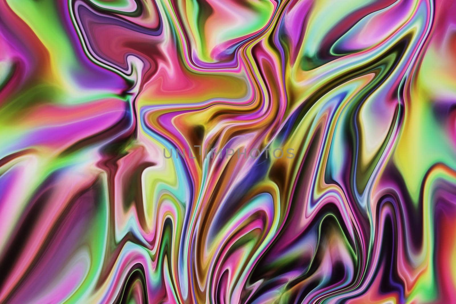 Abstract multicolored gradient neon background.