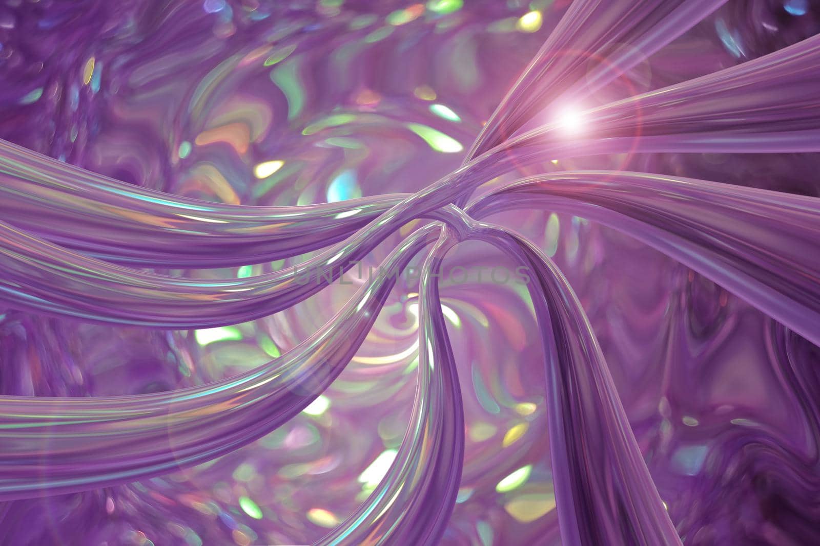 Abstract textured lilac background with lines. 3d image