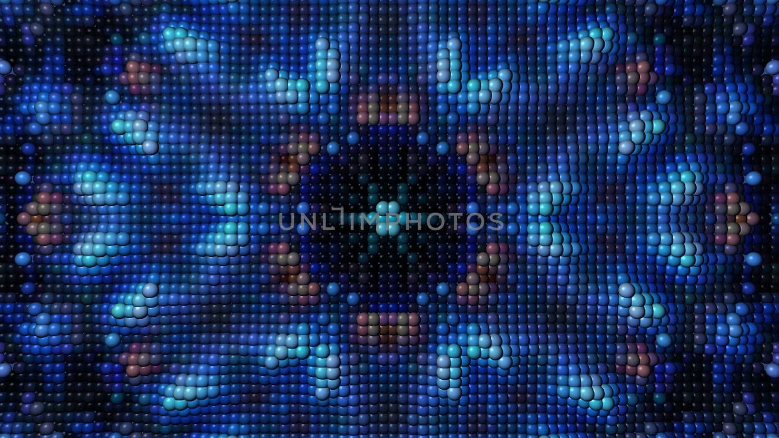 Abstract blue background with patterned pattern.