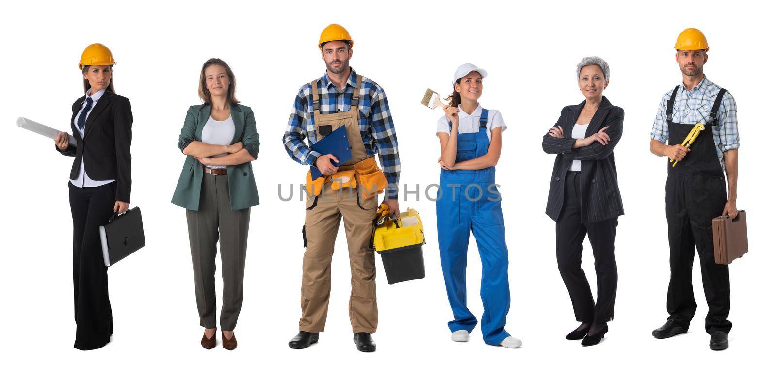 Construction industry workers by ALotOfPeople