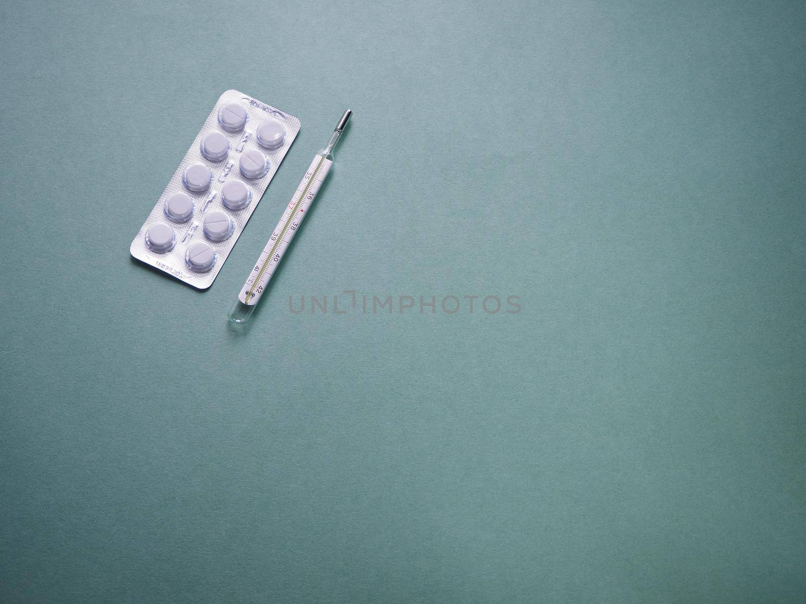 Blister pack of tablets by Olga26