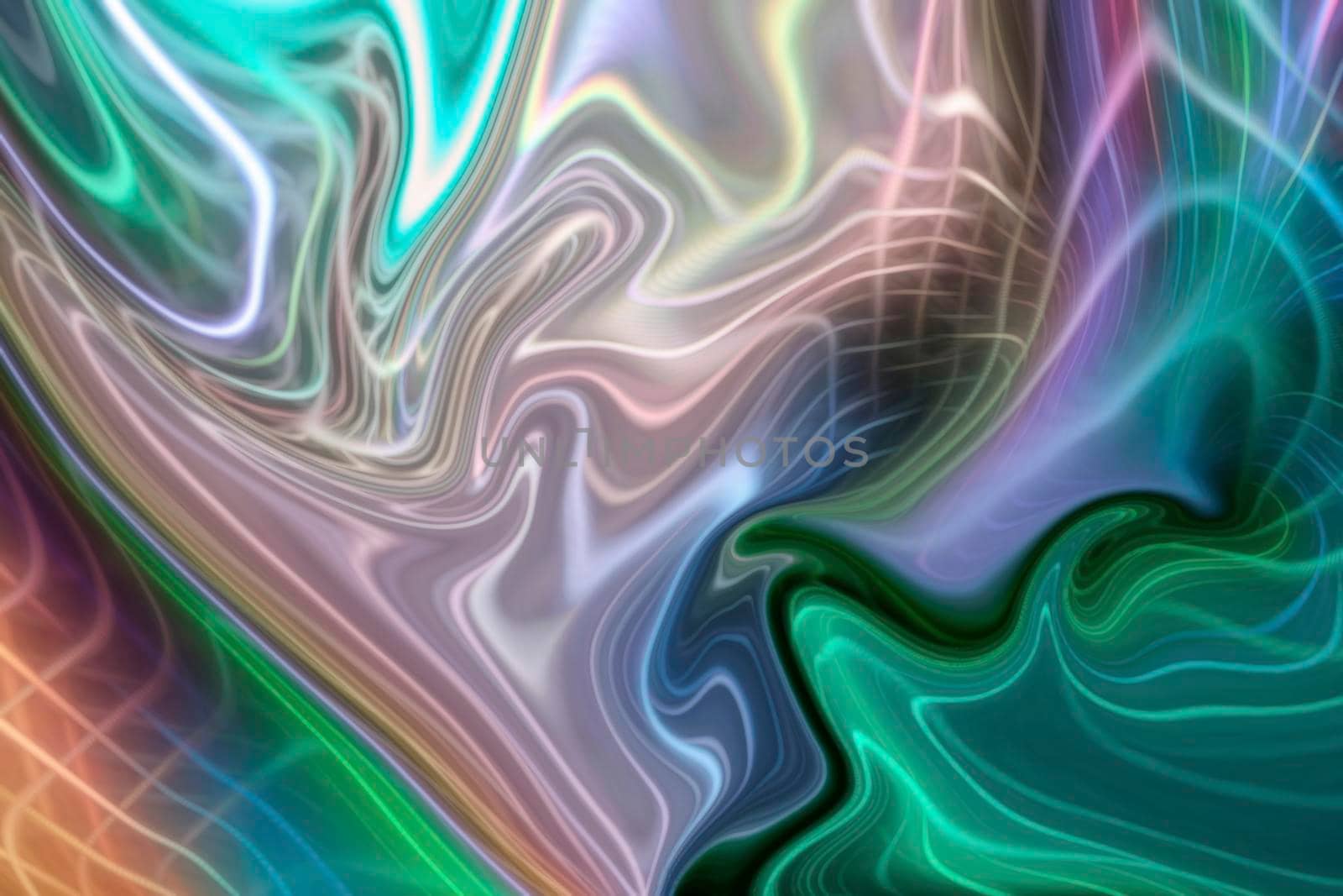 Abstract blurred multicolored neon background.