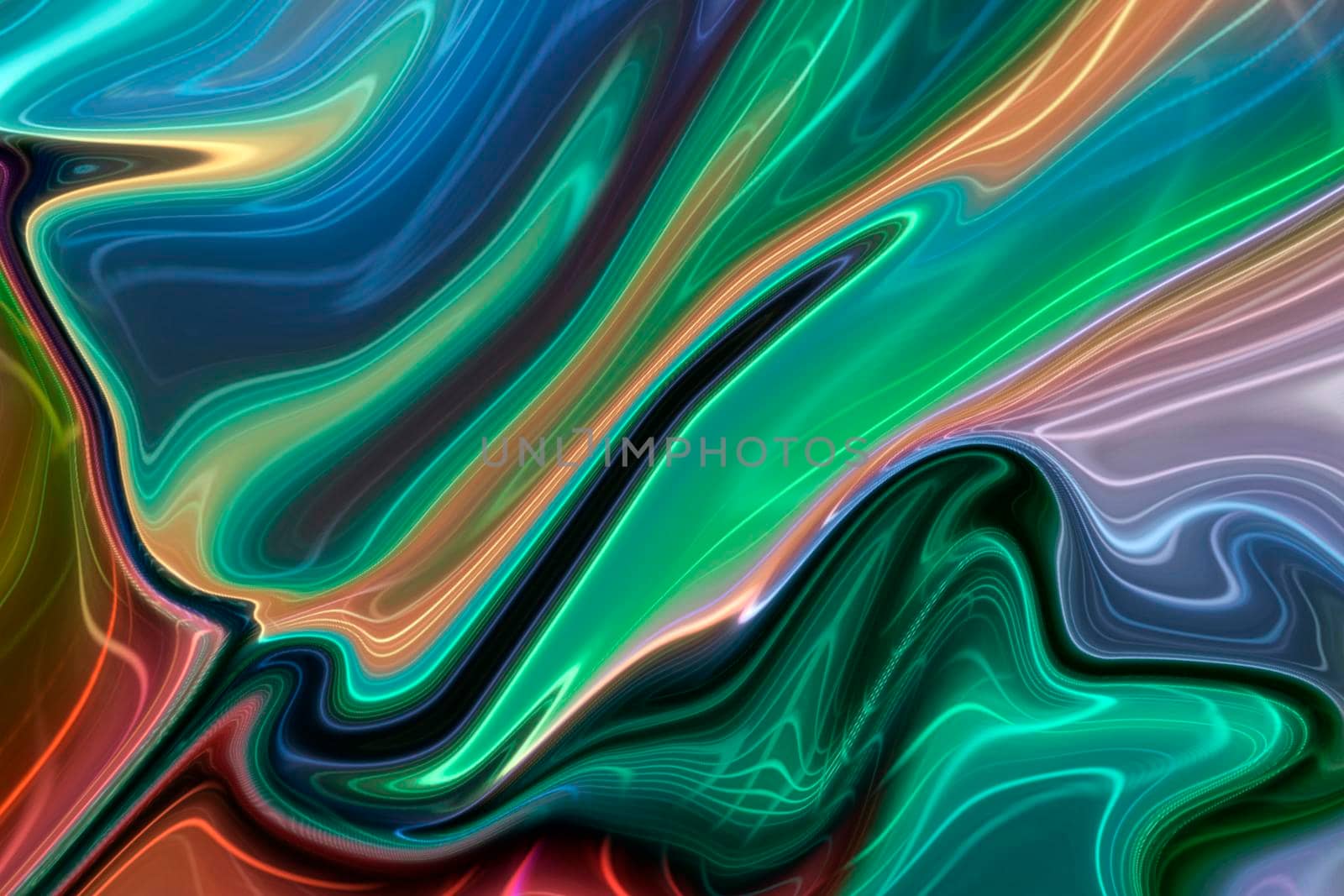 Abstract blurred multicolored neon background