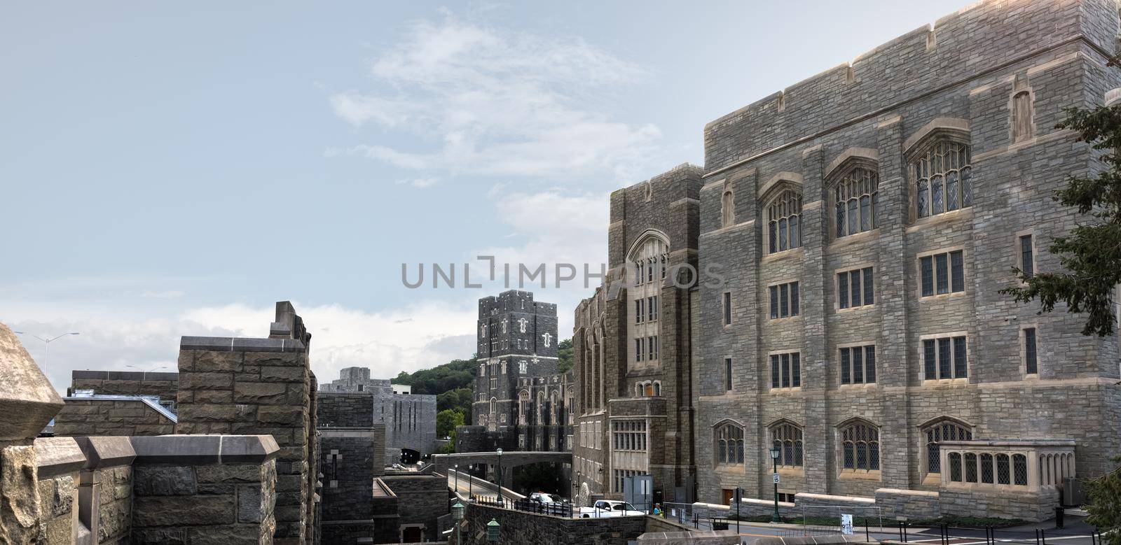 NEW YORK, USA - Sep 18, 2017: United States Military Academy (USMA), also known as West Point, Army, The Academy is a four-year coeducational federal service academy located in West Point, New York