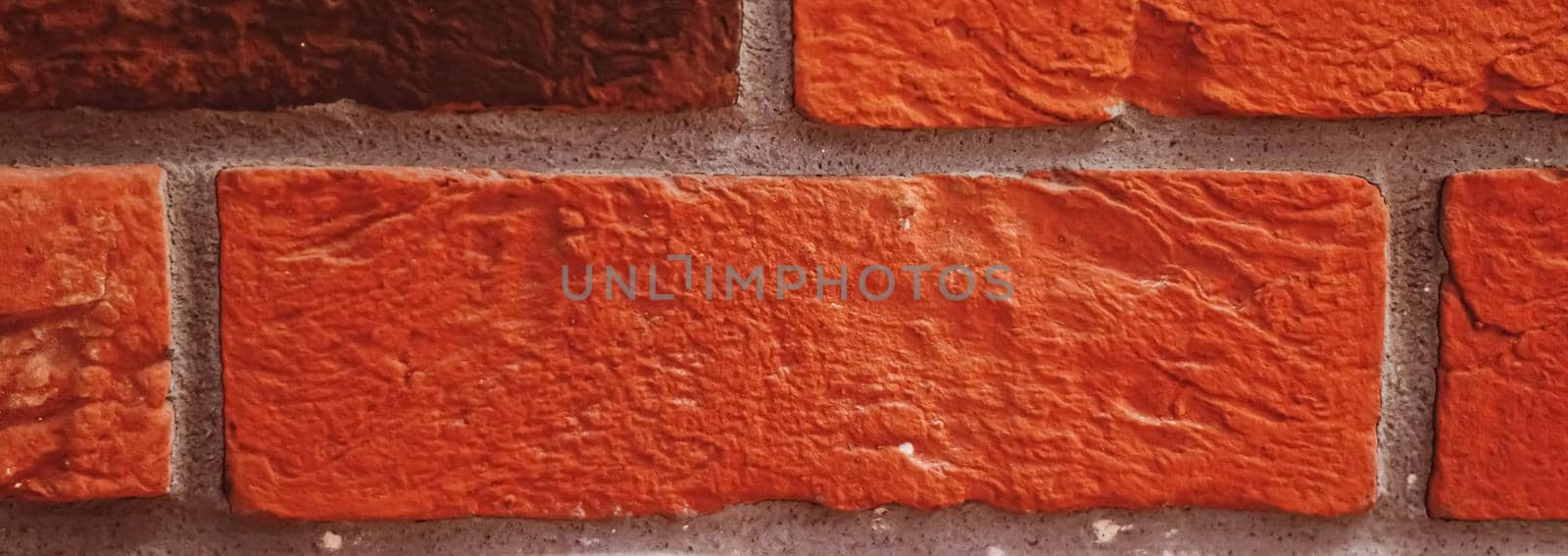 Red brick texture as surface background, interior design and exterior wall by Anneleven