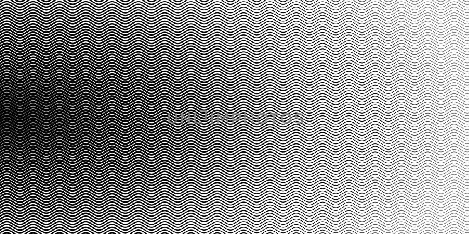 Wavy abstract gradient illustration by dutourdumonde