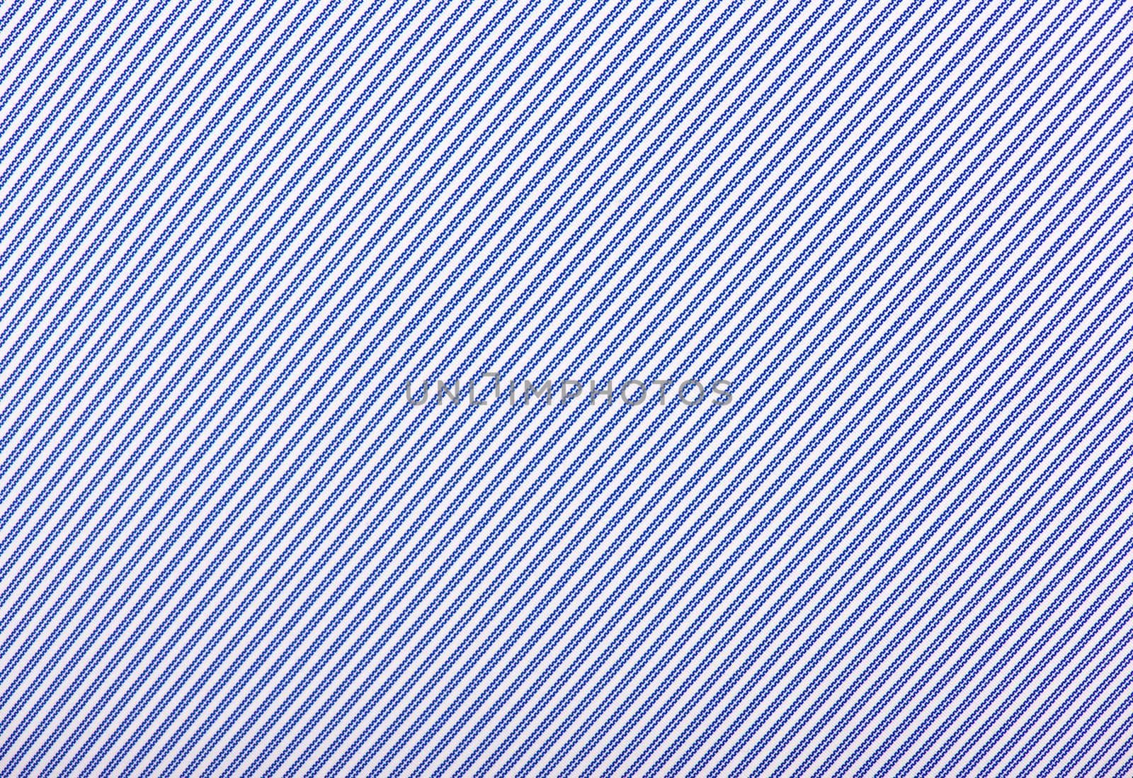 Close up of white and blue striped textile background