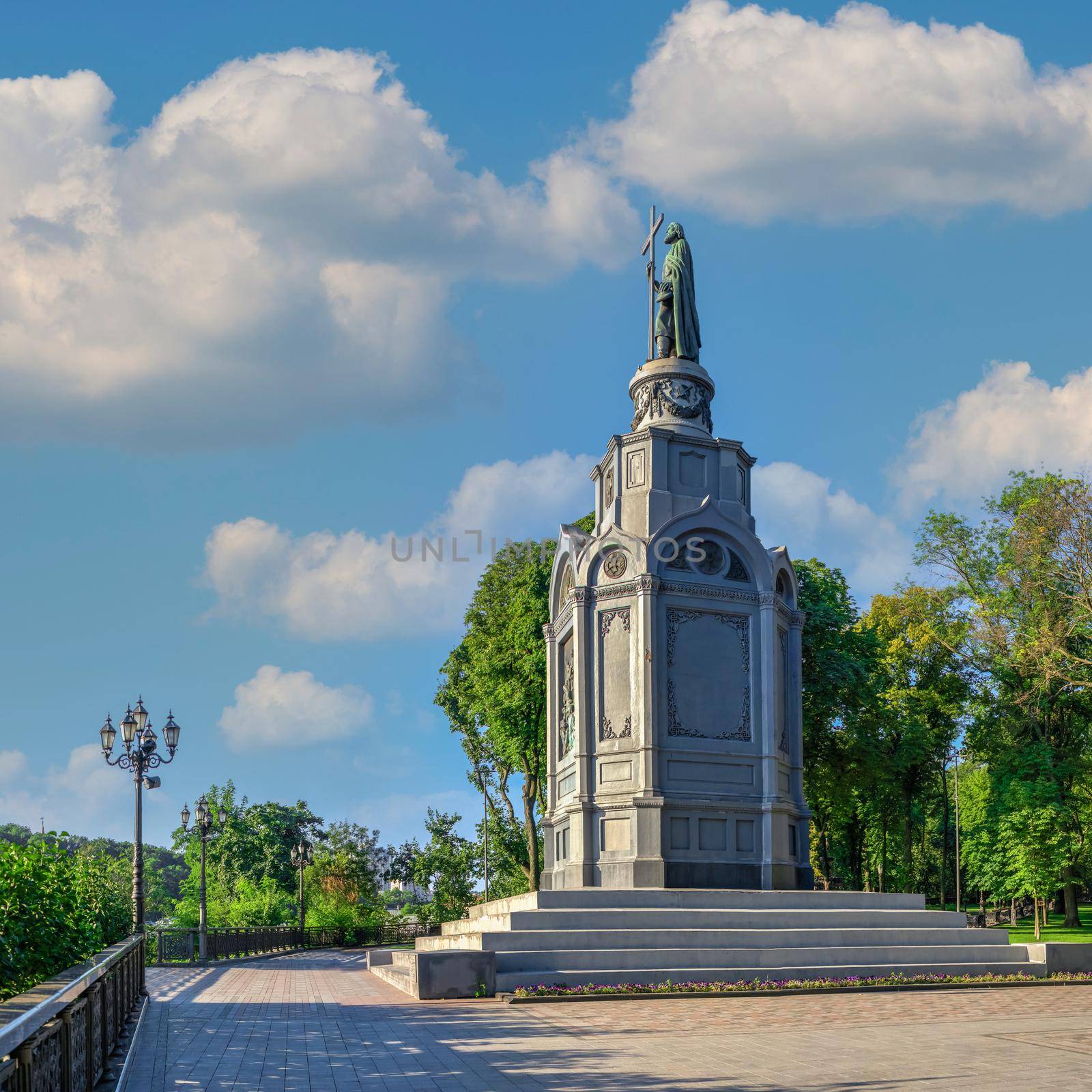 Monument to Vladimir the Great in Kyiv, Ukraine by Multipedia