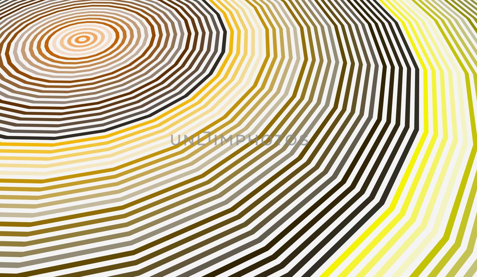 top perspective view of rings of colorful shades emerging like waves from the top left corner of the image with multicolor shades and high-resolution image with white isolated background
