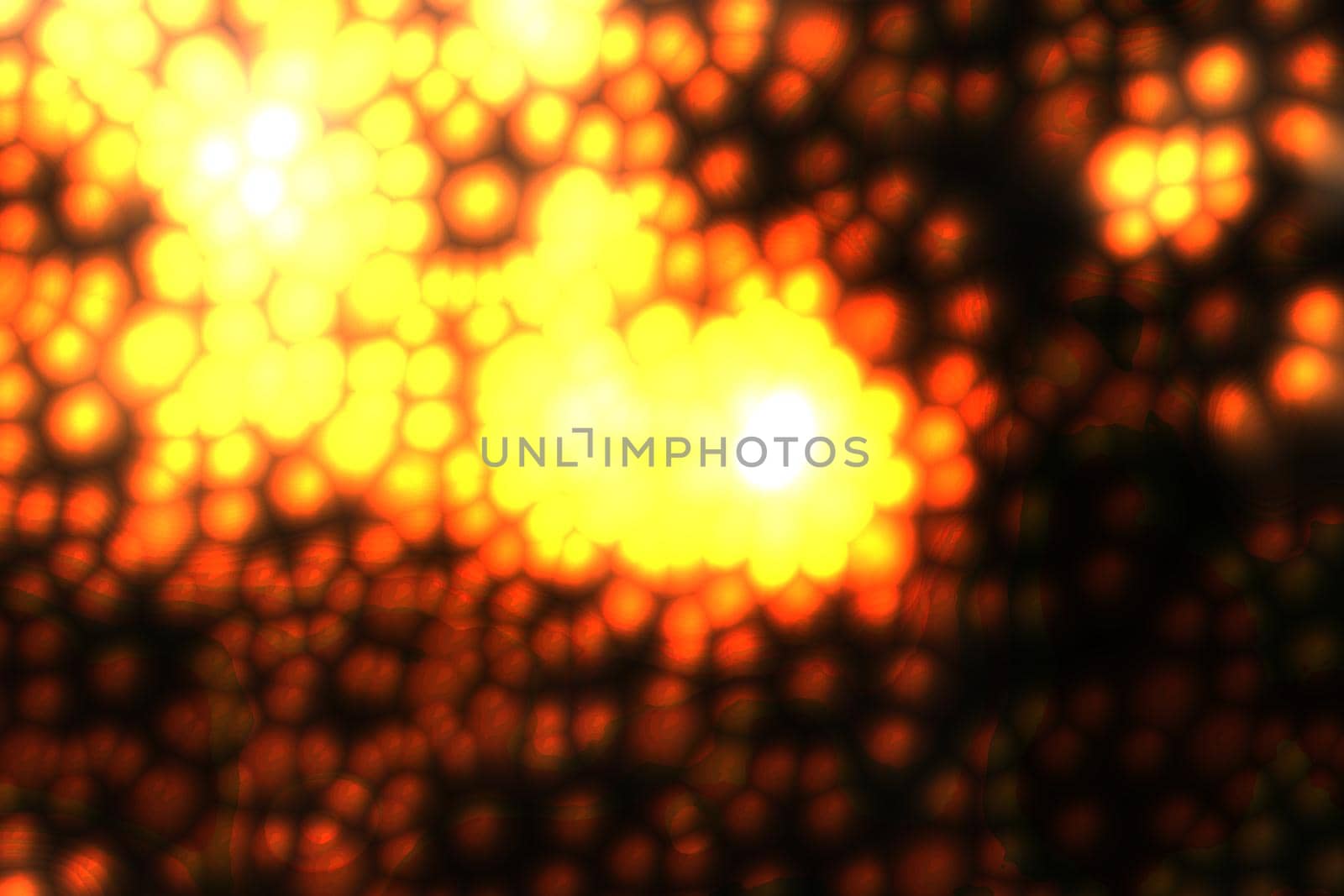 grey and orange hexagons modern background by tabishere