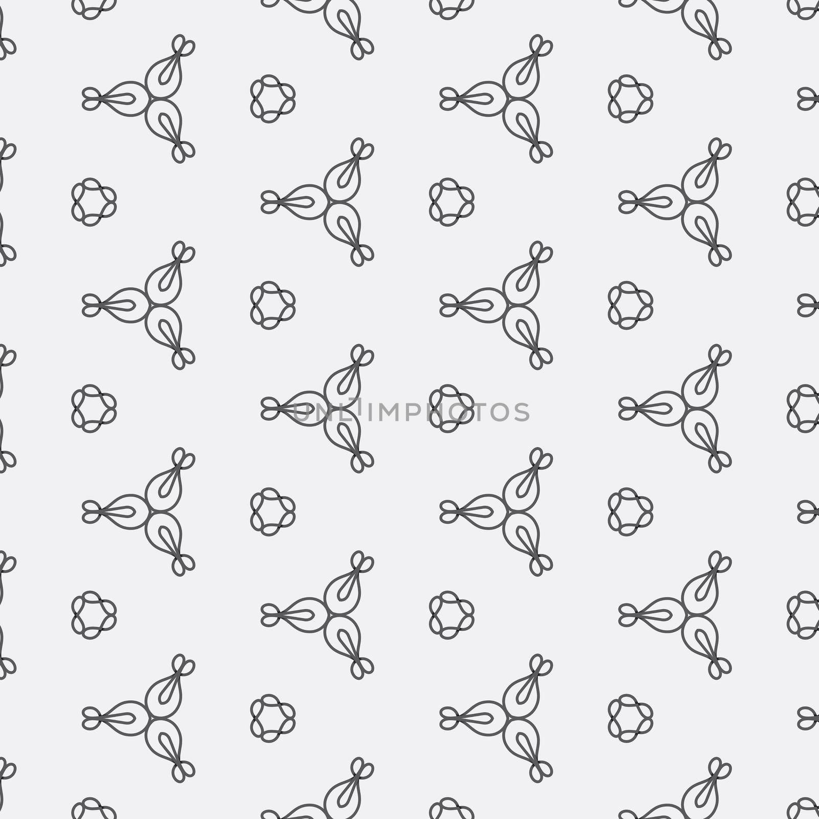 Beautiful monochromatic symmetrical designs on solid sheet of wallpaper. Concept of home decor and interior designing by tabishere