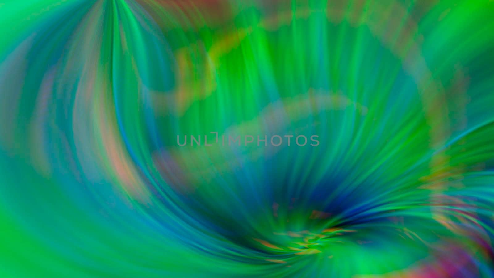 Green iridescent background with a rainbow gradient. Design, art