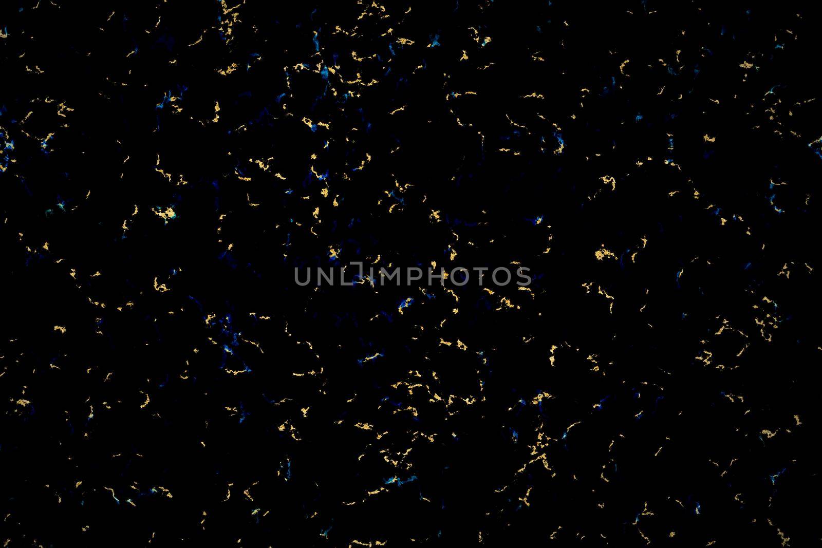 gold aqua blue flame mineral granite and black marble luxury interior background