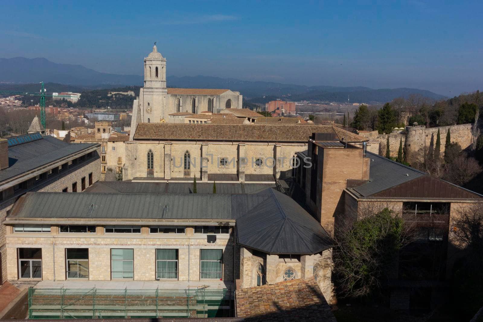 Landscape of the City of Girona in Catalonia, by loopneo