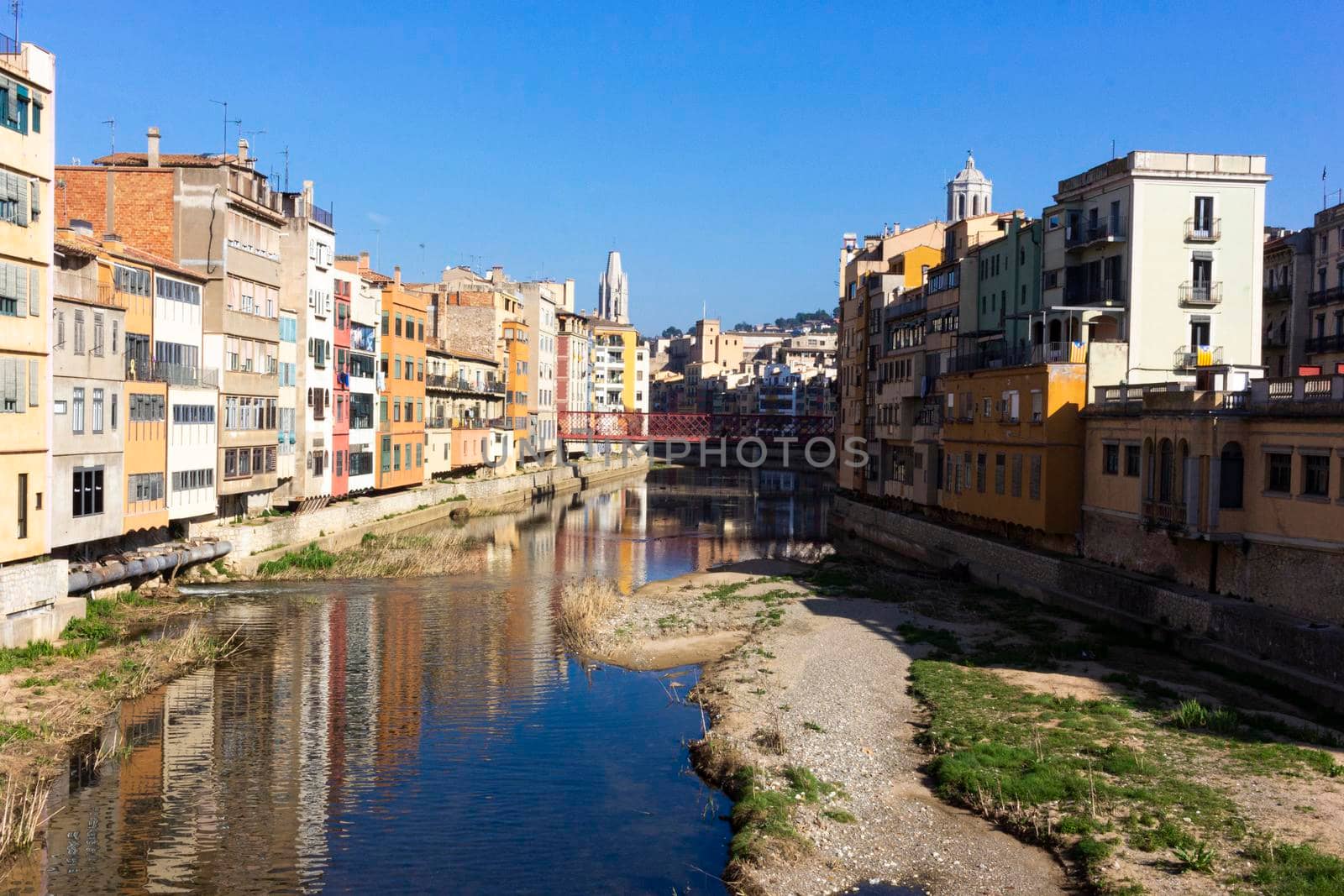 River of the City of Girona in Catalonia by loopneo