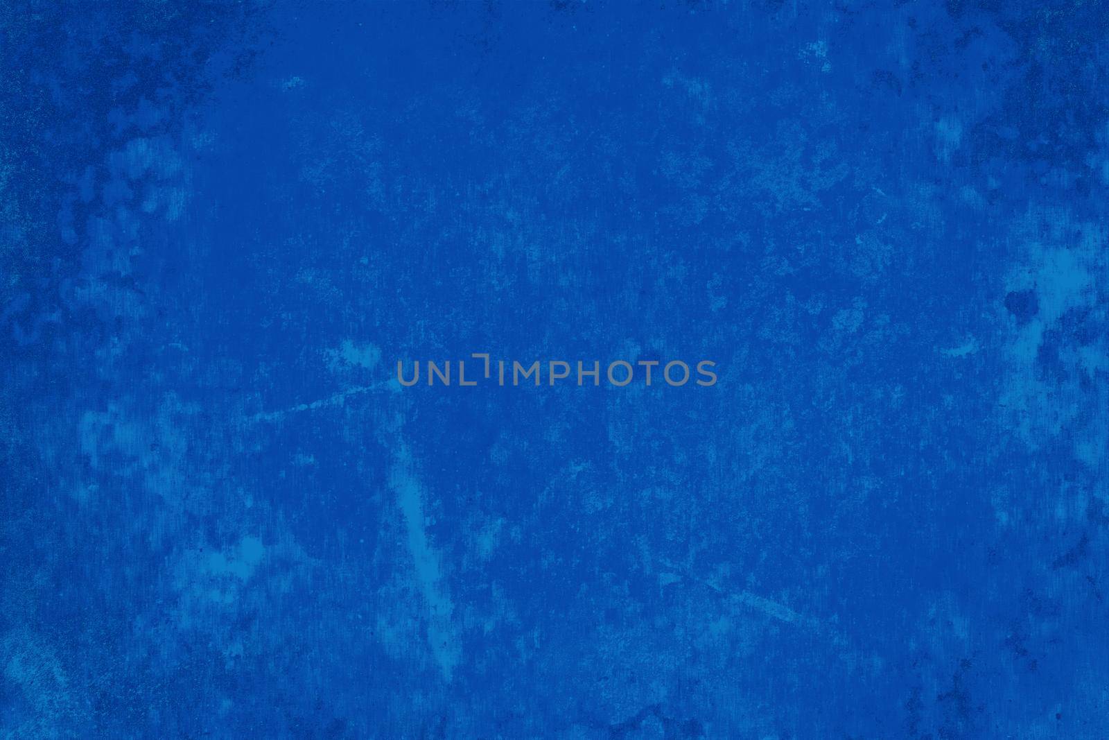 Abstract blue cement and background. Dark grunge concrete texture. by kaisorn