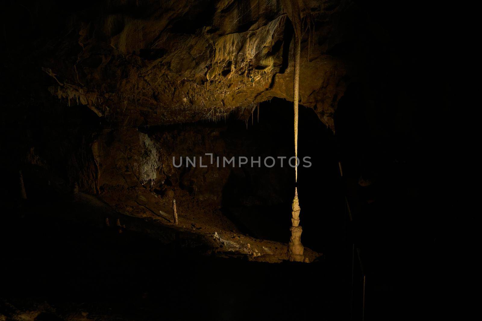 limestone formations inside Macocha caves in Moravian Karst by Jindrich_Blecha