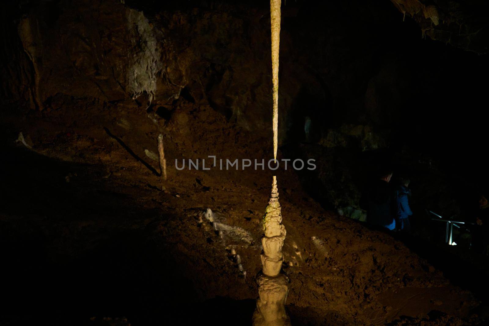 limestone formations inside Macocha caves in Moravian Karst by Jindrich_Blecha