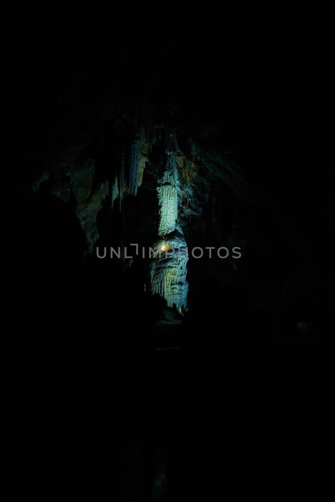 Limestone formations inside Macocha caves, Czech Republic by Jindrich_Blecha