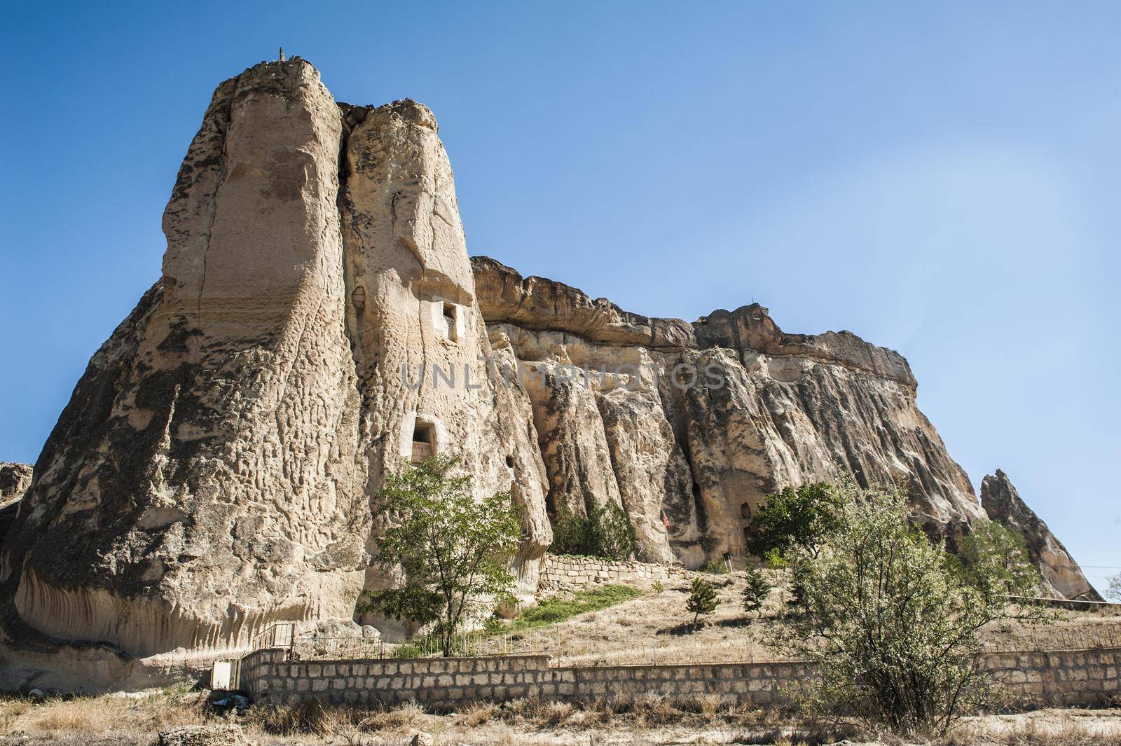 Cavusin castle in Cappadocia in Turkey by fyletto