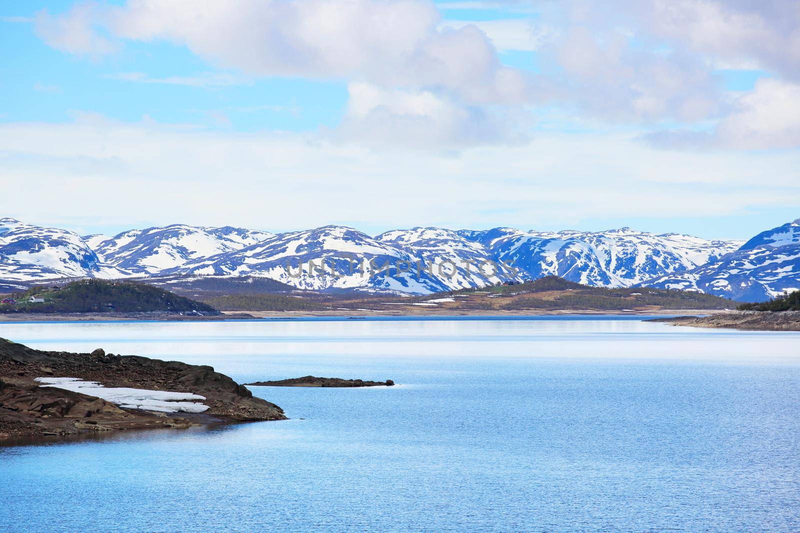 Spring arctic landscape by destillat