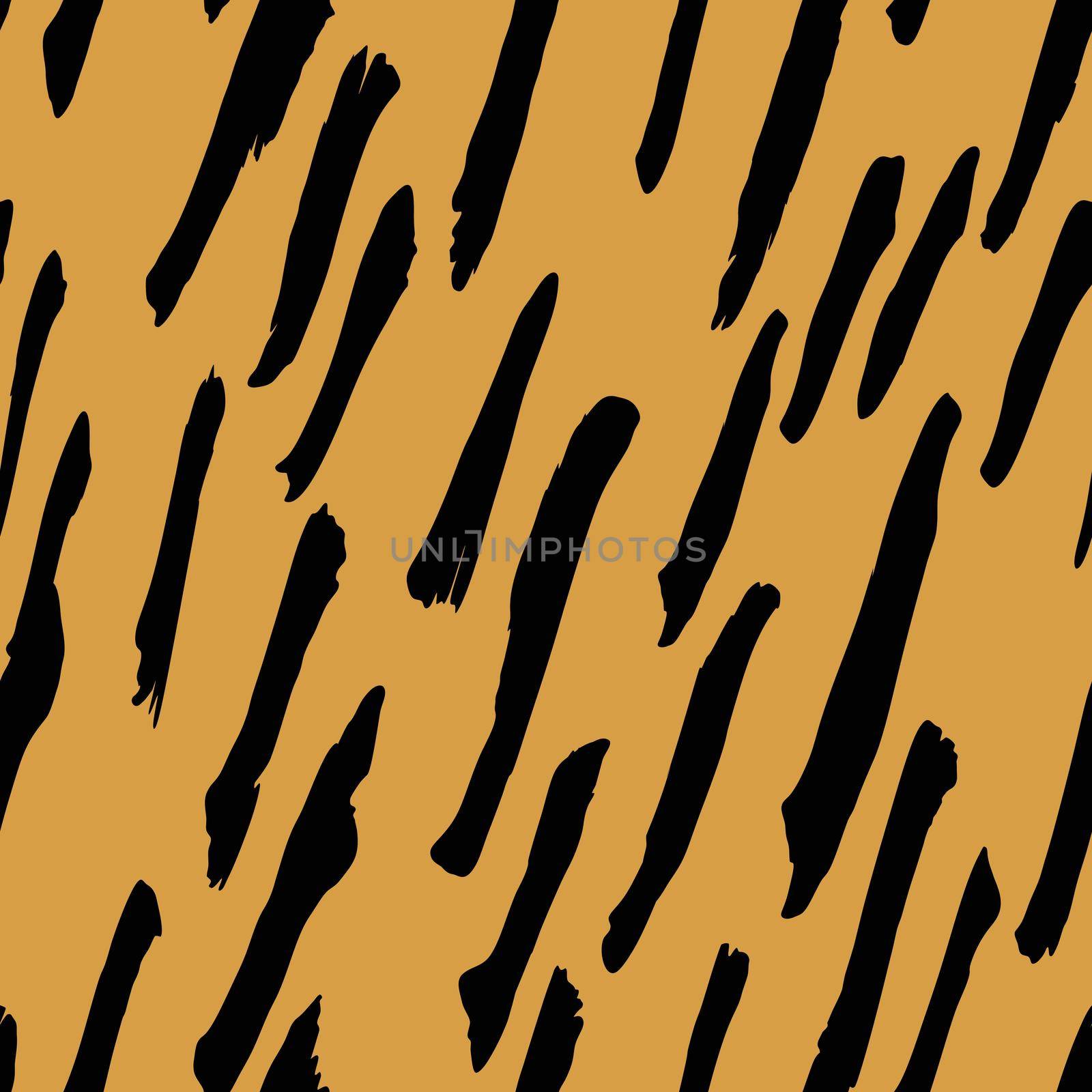 Abstract modern giraffe seamless pattern. Animals trendy background. Beige and black decorative vector stock illustration for print, card, postcard, fabric, textile. Modern ornament of stylized skin.
