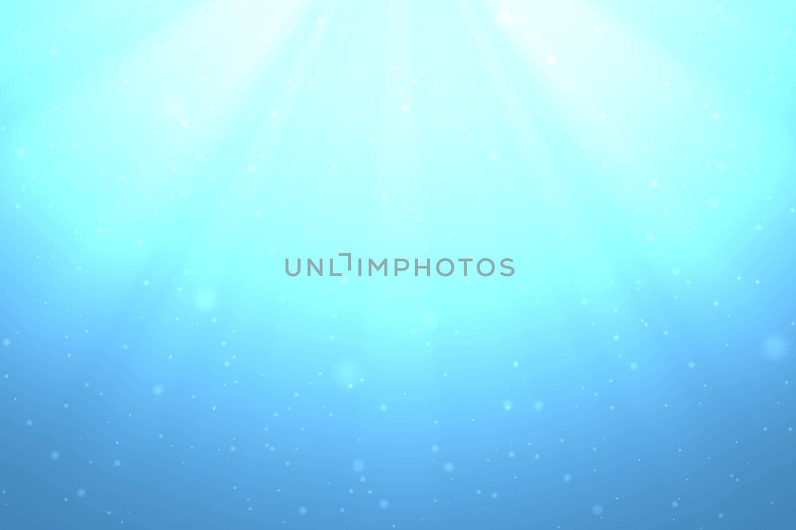 Light rays under the sea, abstract illustration. by hamik