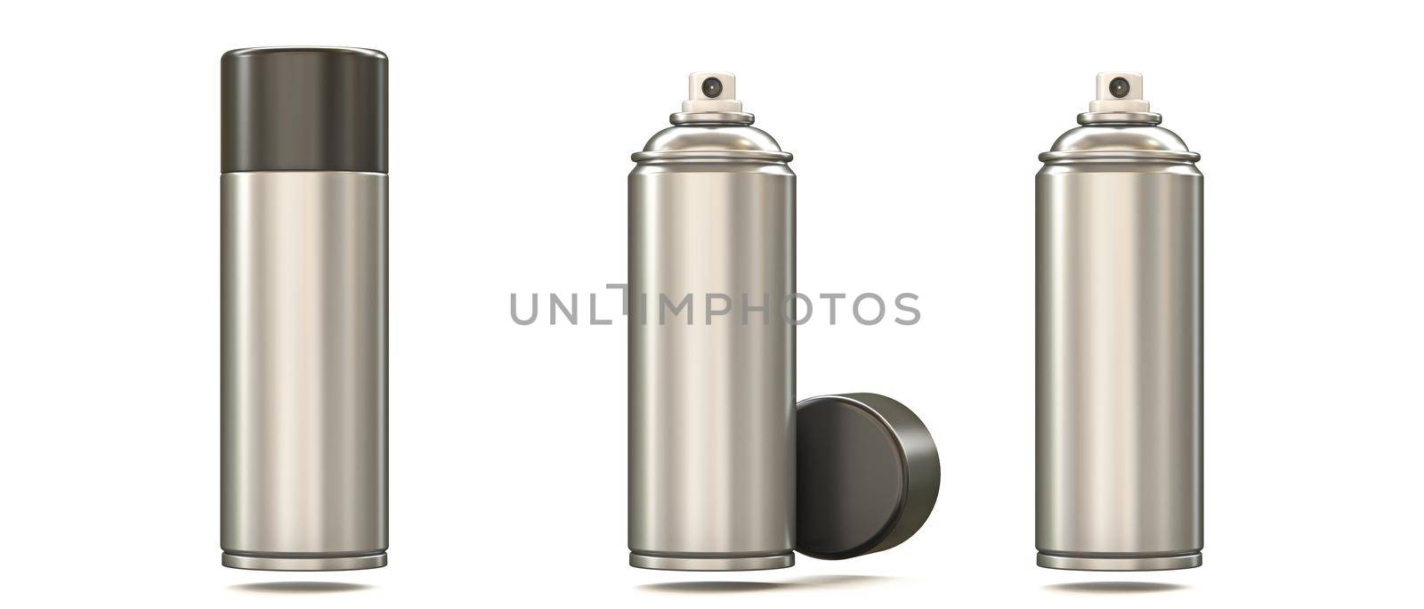 Metal spray can 3D by djmilic