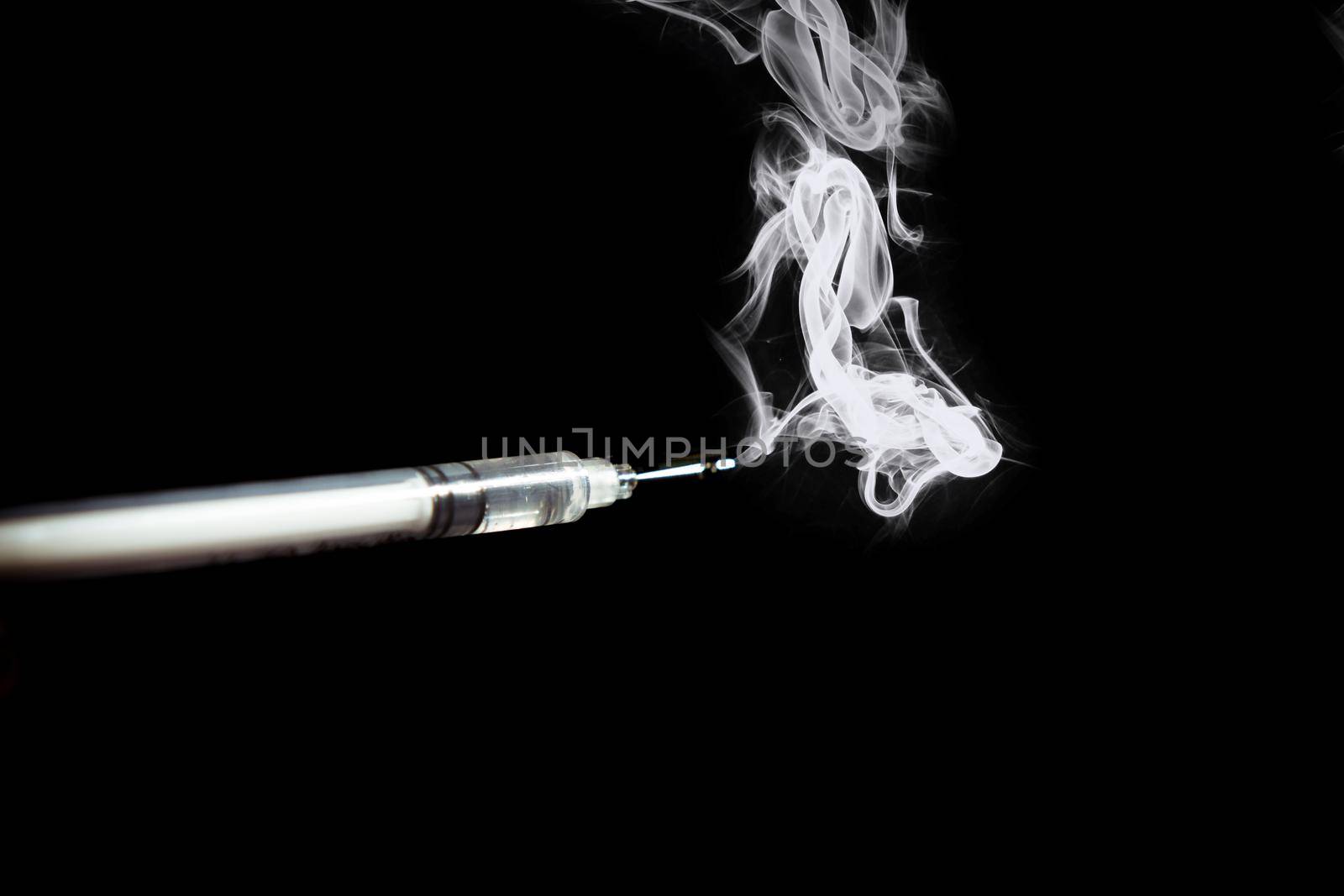 Insulin syringe for cats and dogs. No people