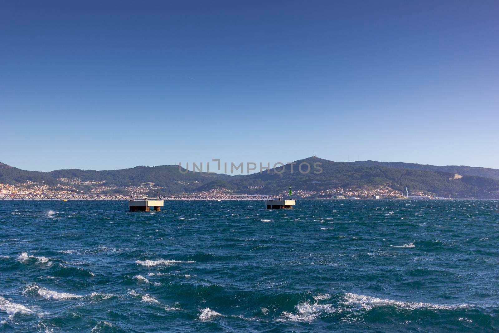 Boat trip through the Atlantic Ocean, in Spain