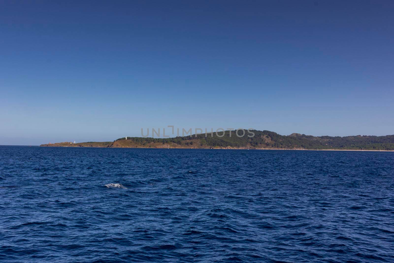 Boat trip through the Atlantic Ocean, in Spain